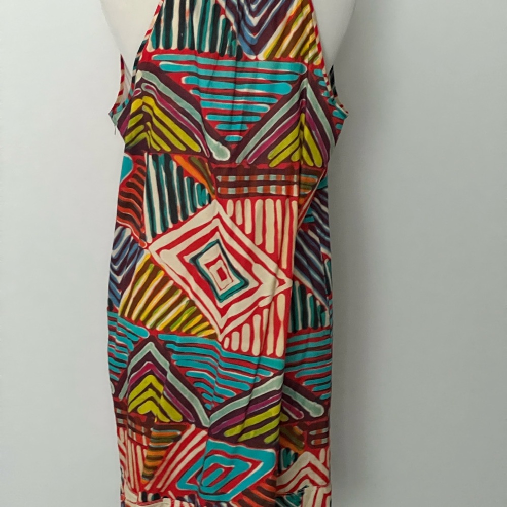 J Crew Colorful Geometric Print Dress - Picture 4 of 4